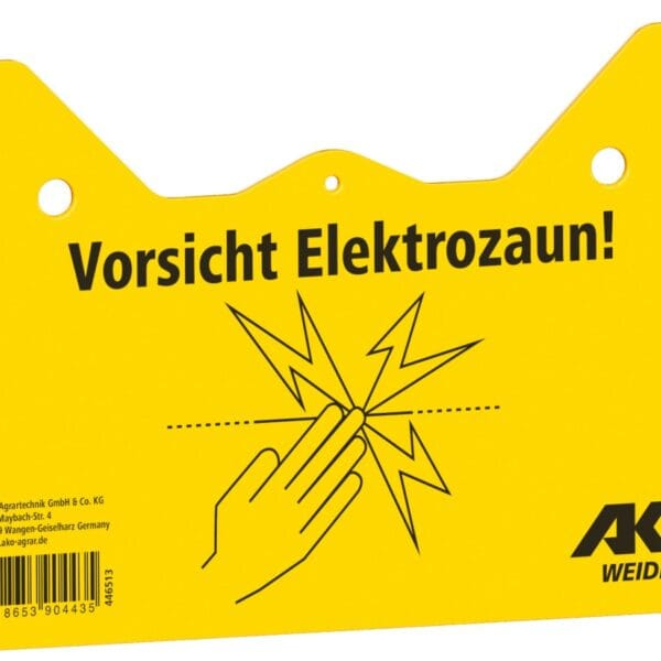 AKO Advarselsskilt forsiktig elektrisk gjerde!