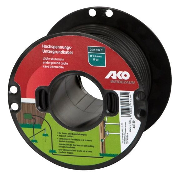 AKO Dobbeltisolert Ø 2.5mm kabel. 100m